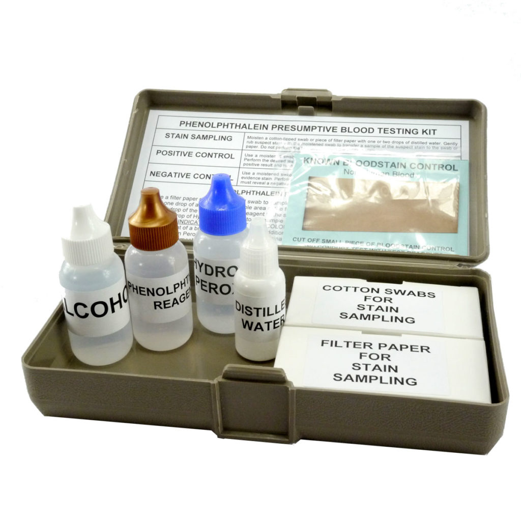 Phenolphthalein Presumptive Blood Test Kit