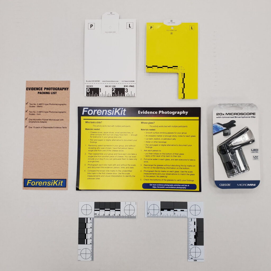 ForensiKit: Evidence Photography box contents